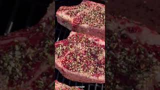 Reverse Seared Ribeyes with Black Garlic Butter | Over The Fire Cooking by Derek Wolf