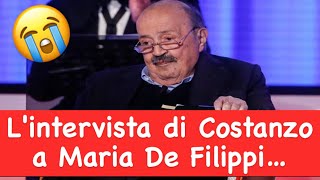 L'intervista di Costanzo a Maria De Filippi…