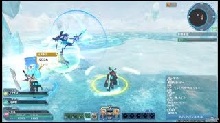 【PSO2】３月チームイベント　チャレンジクエスト：激震８人クリア　天狐視点