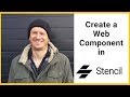 How to create a web component in StencilJS - VERY SMALL BUNDLE SIZE!