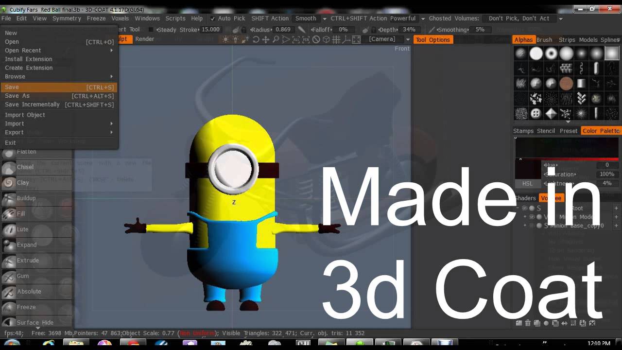 V1 Introduction 3d Coat Experience Youtube