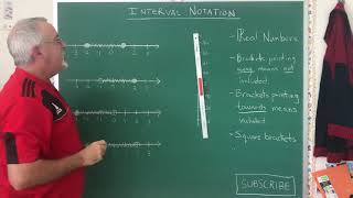 Interval Notation - - - - MTH-3051
