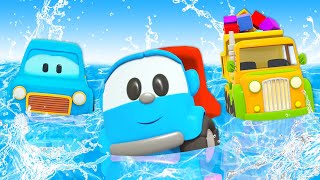 Car cartoons for kids - Leo the Truck & Clever cars full episodes cartoons for babies.