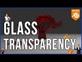 Render Glass with Transparency in BLENDER CYCLES