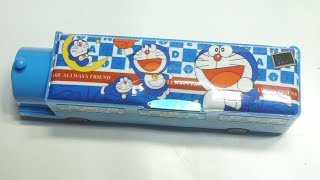 Doraemon  Train Shape Pencil Box for Boys