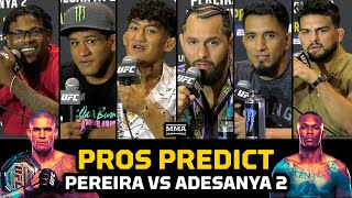 UFC 287: Pros Predict Alex Pereira vs. Israel Adesanya 2 | MMA Fighting