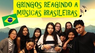 GRINGOS REAGINDO A MÚSICAS BRASILEIRAS | PARTE 1 |