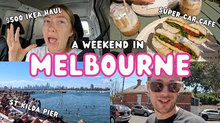 Living in Melbourne 🇦🇺 | Best Cafés, $500 IKEA Haul & St Kilda Pier ☀️