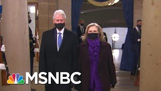 Clintons Arrive At The Capitol. For Joe Biden's Inauguration | MTP Daily | MSNBC