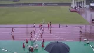 2013中部小中学選手権　 小学5･6年女子100ｍ決勝第7組