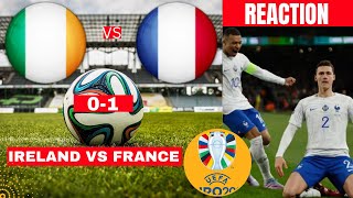 Ireland vs France 0-1 Live Stream UEFA Euro Qualifiers Football Match Today Score Highlights Direct
