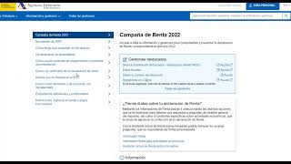 Renta 2022 - ¿Qué es Renta WEB?