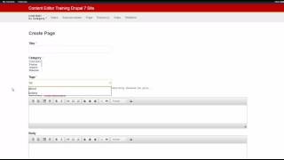 Drupal 7 - Creating a Page