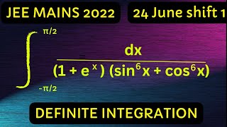 IIT JEE MAINS PYQs 2022 | Definite Integration pyq jee mains | 24 June shift 2 | JEE 2025