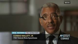 Conrad Mallett, Jr. 1967 Detroit Riots, Oral History