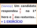 FRAÇÃO - QUESTÃO RESOLVIDA + 1 PROBLEMA DE FRAÇÃO  | BANDO DE ESTUDIOSOS : MATEMÁTICA - FRAÇÕES