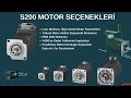 makro otomasyon siemens sınamıcs s200 servo motor ve sürücü