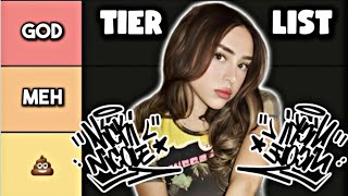 CALIFICANDO TODAS LAS CANCIONES DE NICKI NICOLE || TIER LIST DE NICKI NICOLE (COMPLETO)