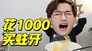 1000一个的蛋糕到底有多好吃！蛋糕中的爱马仕，吃着也就那回事！【网不红萌叔Joey】