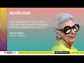 american fashion icon iris apfel has died at the age of 102