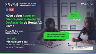 ¿Qué debes tener en cuenta para la Declaración de Renta? - DIAN