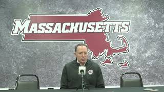 UMass Hockey | Greg Carvel Presser vs. Merrimack | 1.31.25