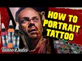 COLOR PORTRAIT TATTOO PROCESS: PULP FICTION _EVAN OLIN REALISM