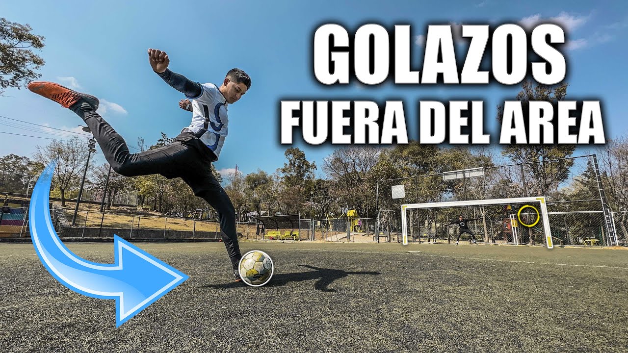 COMO ANOTAR GOLES De LARGA DISTANCIA 🔝 Patea Con Mucha Potencia En El ...