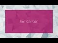 Jan Carter - appearance