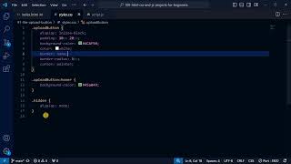 HTML, CSS, and JavaScript file Upload button - 1-Minute Tutorial for Beginners
