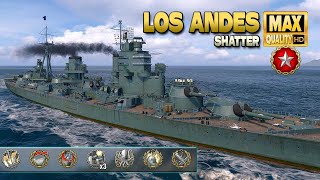 戦艦「ロス アンデス」、優れたソロ戦士 - World of Warships