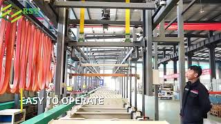 Gantry automatic plating solution production rack lines for metal coating