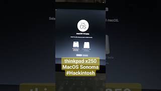 Thinkpad x250 MacOS Sonoma Beta #hackintosh