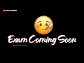 Board Exam Coming Soon Whatsapp Status || Exam Whatsapp Status || GS Creation's