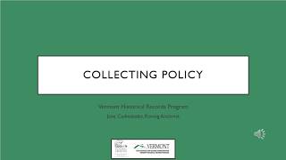 Collecting Policy - VHRP Virtual Office Hours March 2026