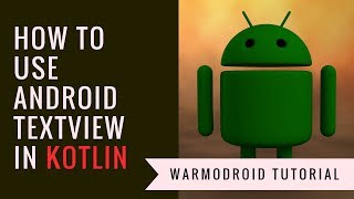 Textview in android using Kotlin