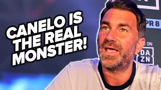 EDDIE HEARN TELLS DAVID BENAVIDEZ THAT CANELO IS THE REAL MEXICAN MONSTER!
