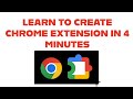 How to Create a Chrome Extension in 4 Minutes (Using ChatGPT)