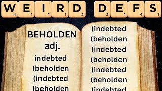 Scrabble's CRAZIEST Definitions