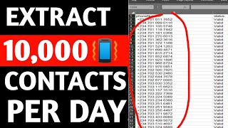 How to SCRAPE or EXTRACT over 10,000 Phone Numbers from any WhatsApp Group 2023