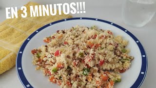 Cómo Cocinar Cuscús (Receta Con Couscous FÁCIL y RÁPIDA) | Recetas Vegetarian #Shorts