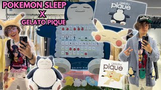 Pokémon Sleep X Gelato Pique Merch Haul \u0026 Unbox Review ジェラートピケ x ポケモン スリープ 開封