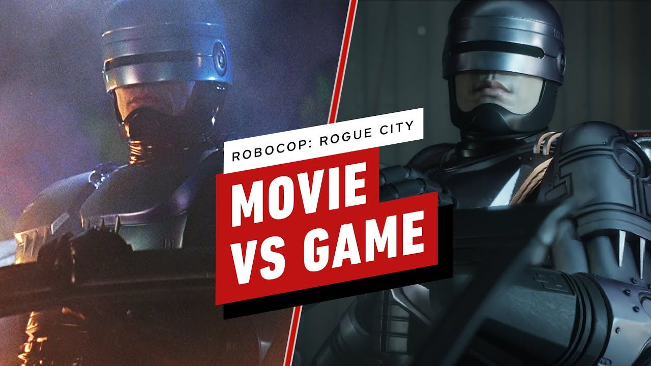 RoboCop: Rogue City - Game Vs. Movie Comparison - YouTube