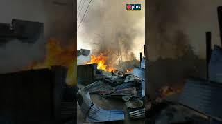 Massive Fire in Basistha, Guwahati | G Plus