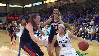 @FGCU_WBB routs Big Ten opponent, Illinois, 85-61 in home opener