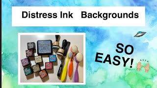 Easy ways to use Distress Inks for Adult Coloring Backgrounds