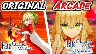 【Fate/Grand Order Arcade】本家FGO→FGOアーケード 全参戦サーヴァント57騎 宝具比較動画 【All Noble Phantasms Compare】【FGOAC】