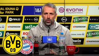 "Freuen uns auf das Spiel!" | Pressekonferenz mit Marco Rose | BVB - FC Bayern München
