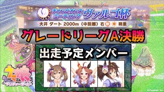 【ウマ娘】微課金勢のヴァルゴ杯2　グレードリーグA決勝