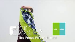 The Easiest Way To Make A Fringe Fleece Blanket